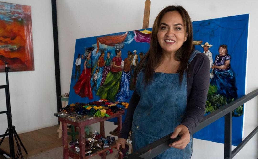 Doris Arellano, la artista que plasma la riqueza de la Guelaguetza y la fuerza de las mujeres de Oaxaca