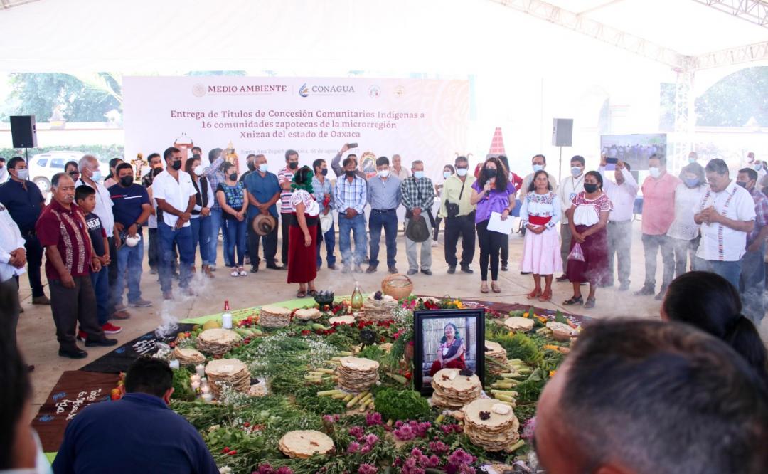 ¡Lo lograron! 16 comunidades de Oaxaca reciben la primera concesión comunitaria de agua en México
