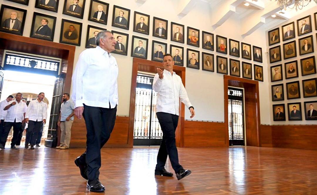 Llega titular de Segob a Oaxaca para hablar sobre la Guardia Nacional; realiza “visita de cortesía” a Murat