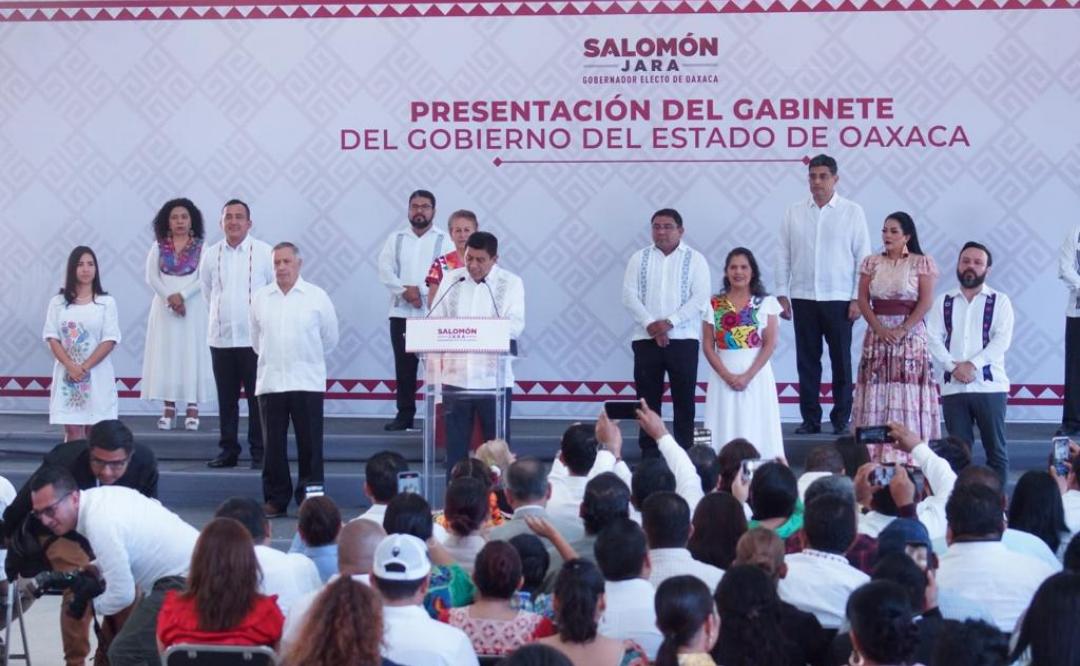 Crea Salomón Jara, gobernador electo de Oaxaca, secretarías de Educación Pública y del Trabajo