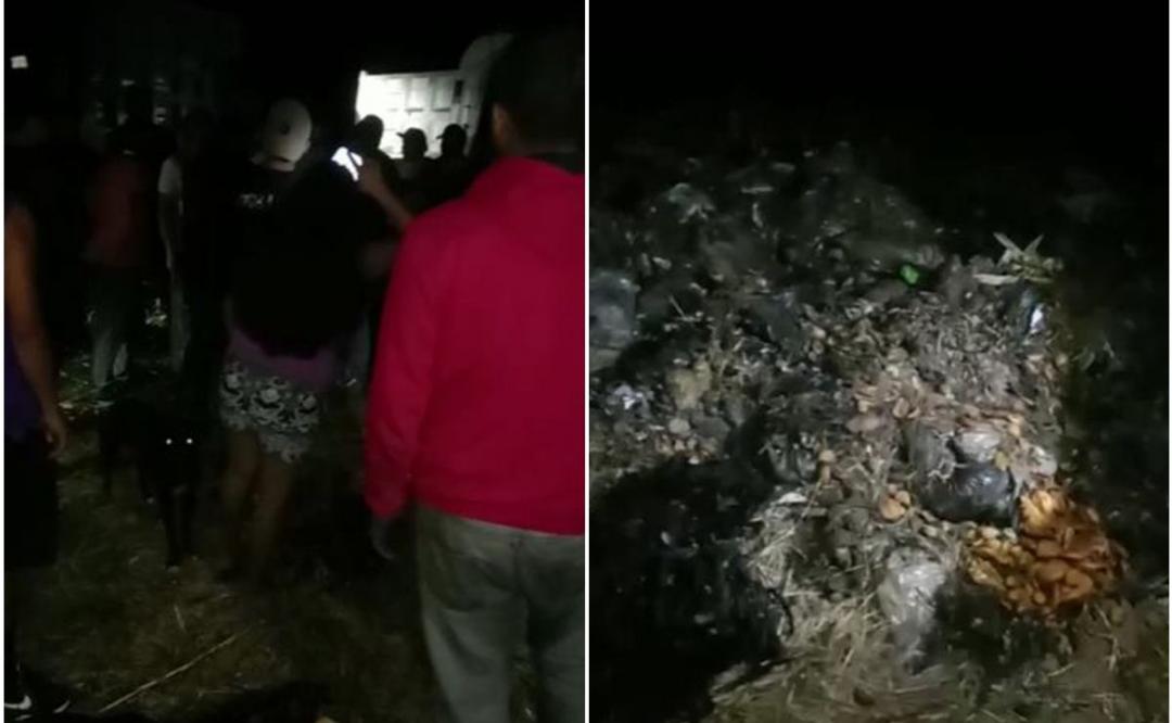 Vecinos de San Pedro Ixtlahuaca retienen a recolectores que tiraban basura; Oaxaca de Juárez se deslinda