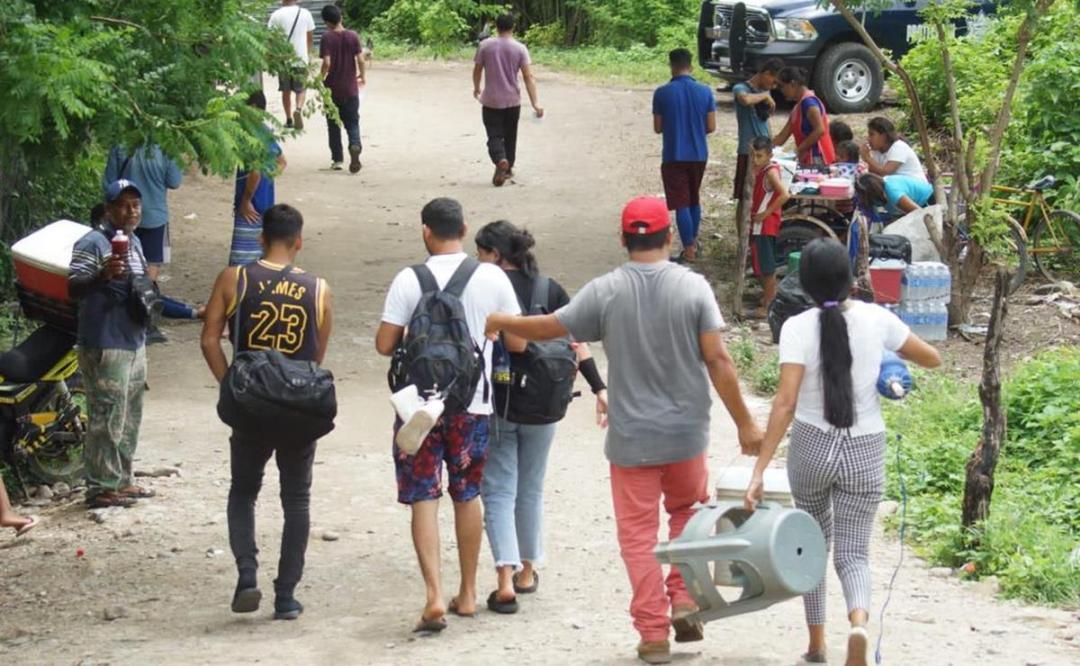 Disminuye llegada de personas migrantes a Tapanatepec; aún hay más de 3 mil varados en Oaxaca