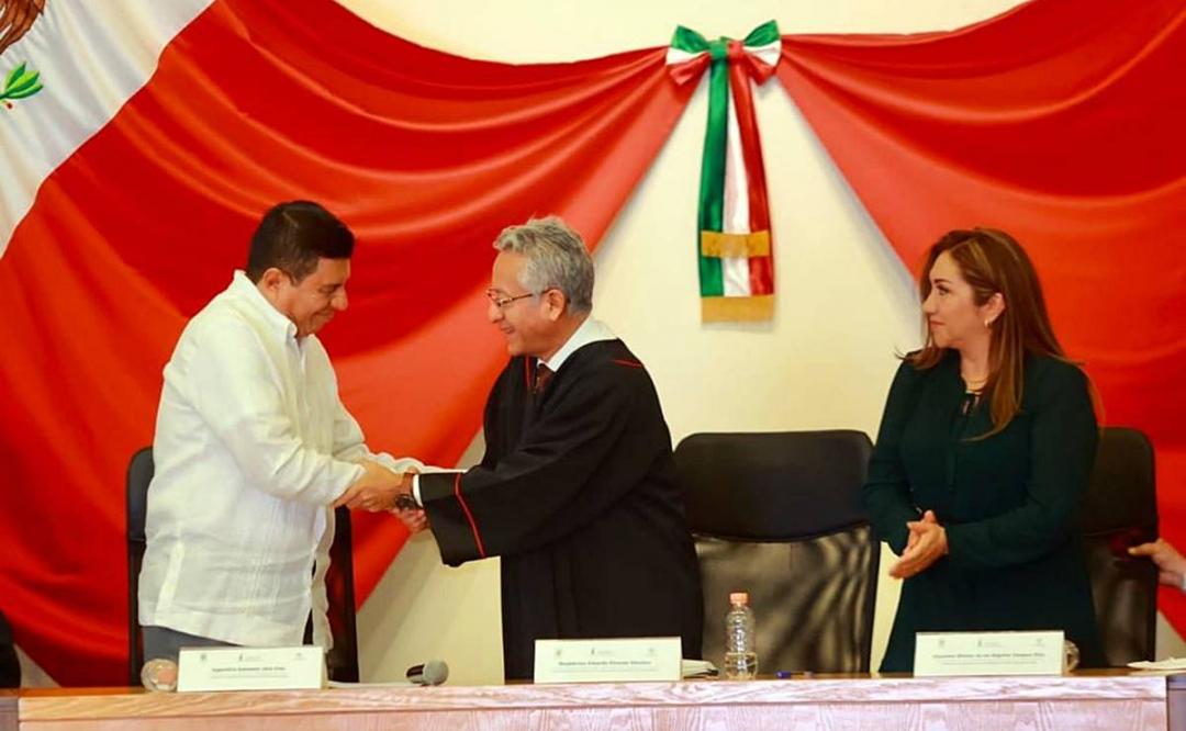Promete Jara “profundo respeto” a soberanía de otros poderes y a órganos autónomos de Oaxaca
