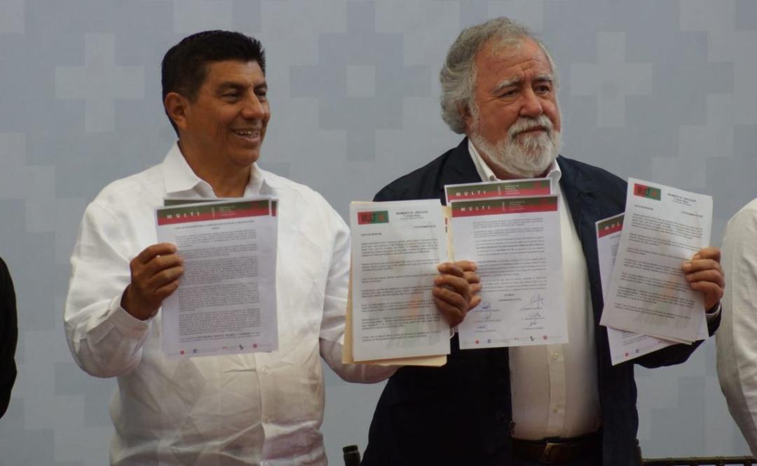 Por primera vez en décadas, gobiernos de Oaxaca y federal instalan mesa de paz con MULT, Ubisort y MULTI
