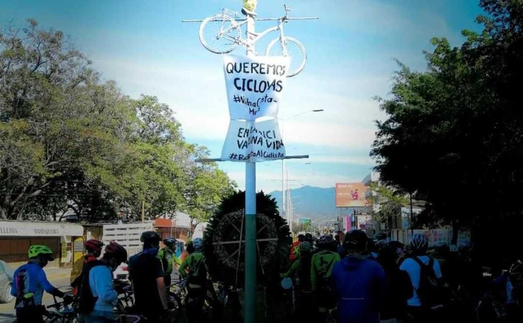 Chofer de transporte urbano atropella y mata a ciclista en la ciudad de Oaxaca; está detenido