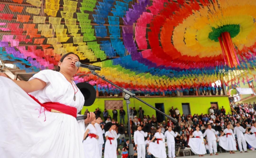 Celebran la primera Guelaguetza Bdechj en Betaza y anuncian carretera a Yalálag, Oaxaca