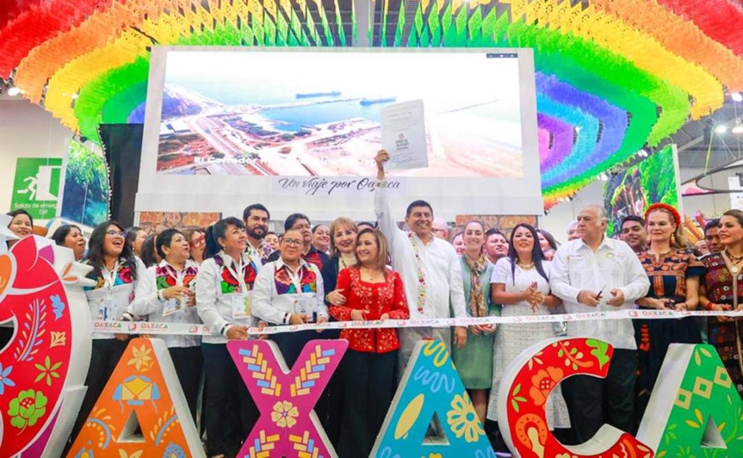 Inaugura Jara stand de Oaxaca en Tianguis Turístico 2023; contará con cocineras tradicionales y mezcal
