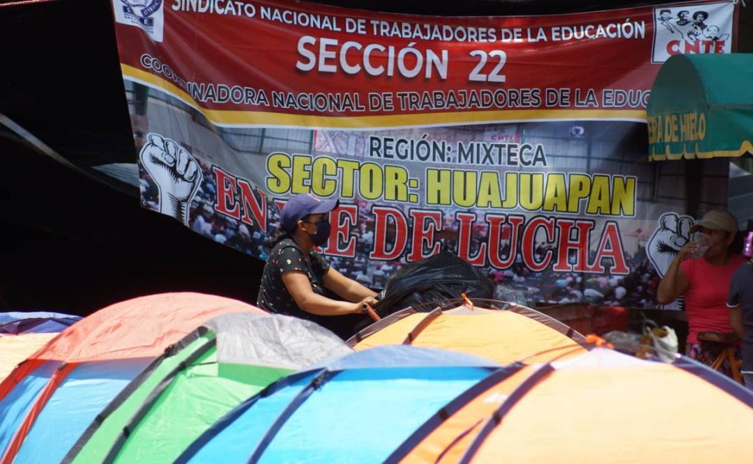 Sección 22 de Oaxaca se va a paro de 72 horas por considerar insuficientes las respuestas del gobierno
