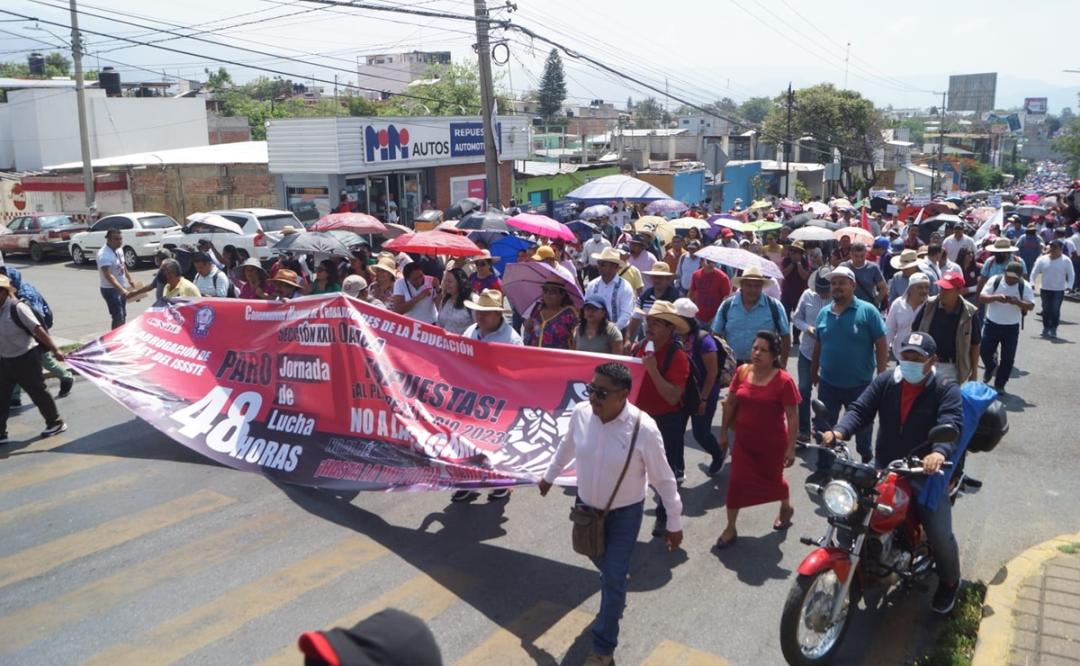 Sección 22 investigará entrega de 20 mdp del gobierno de Oaxaca para Guelaguetza magisterial