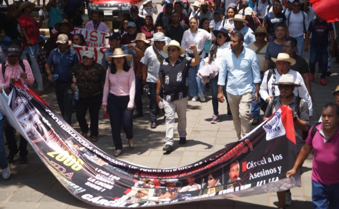 Sección 22 de Oaxaca declara "mínimas e insuficientes" las respuestas de los gobiernos a su pliego