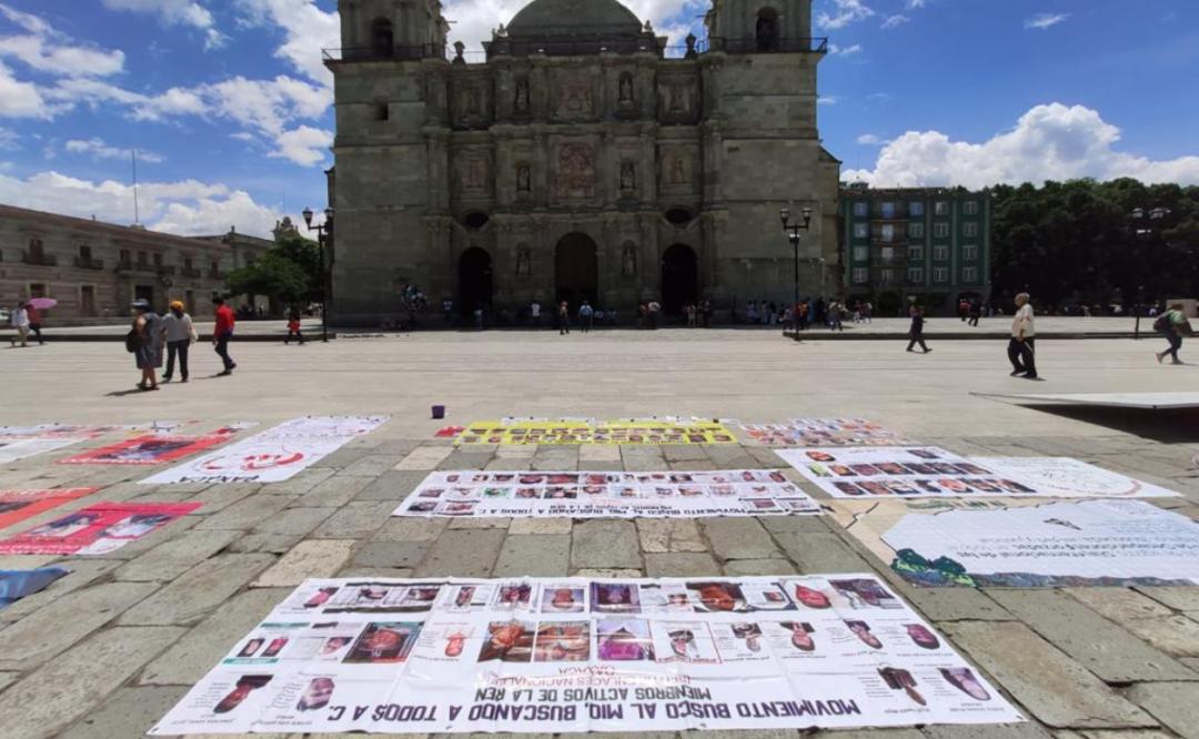 Familiares de ausentes en Oaxaca nombran “Plaza de los Desaparecidos” a la Alameda de León