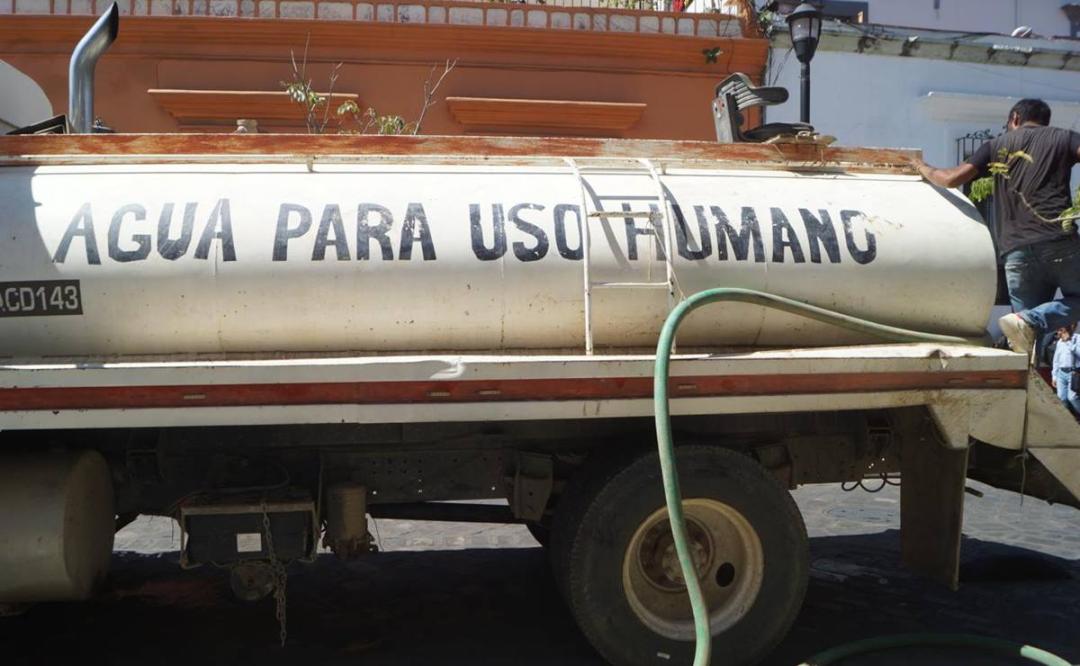 Gobierno de Oaxaca llama a denunciar ante Profeco cobros excesivos por pipas de agua
