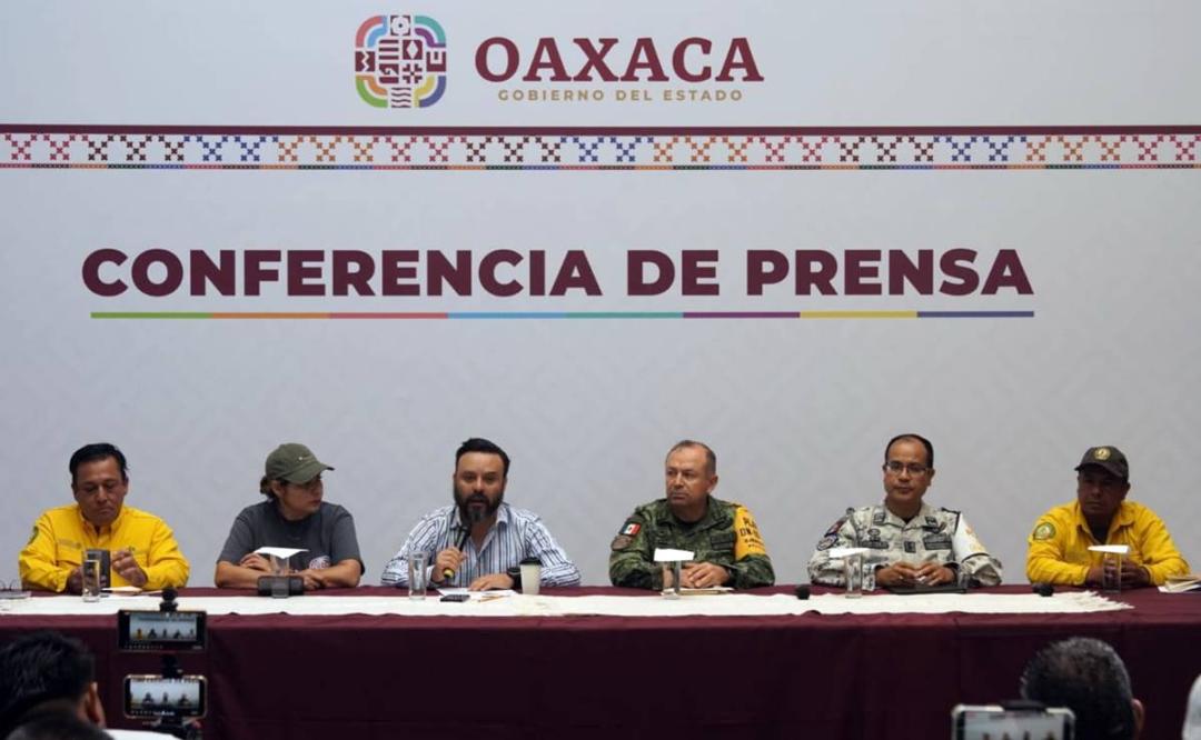 Incendio en San Lucas Quiaviní está liquidado al 50%, asegura gobierno de Oaxaca