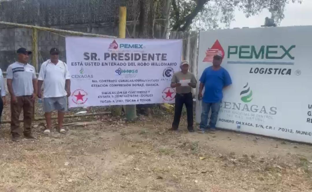 Denuncian en Oaxaca irregularidades de Cenegas en rehabilitación de ductos de Pemex; advierten protestas