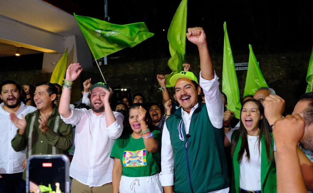 Ray Chagoya y el Partido Verde anuncian triunfo y se perfilan para arrebatar la capital de Oaxaca a Morena