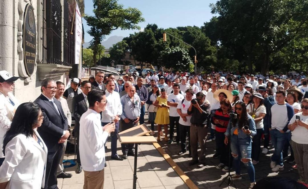 Reforma de AMLO busca terminar con independencia del Poder Judicial, dicen trabajadores de Oaxaca