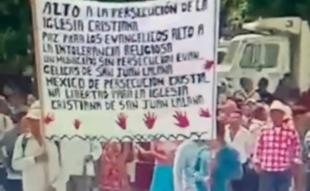 Defensoría de Oaxaca pide proteger a familia cristiana en Lalana ante persecución religiosa e intolerancia