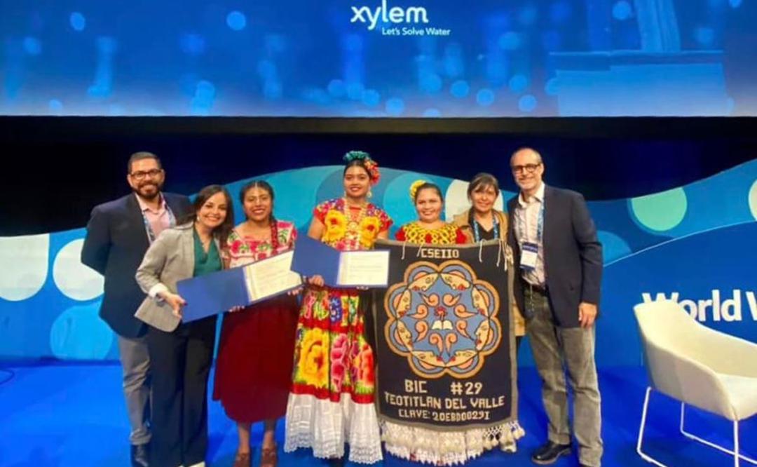 Dos alumnas de bachillerato de Teotitlán ganan Premio Juvenil del Agua por proyecto en Oaxaca