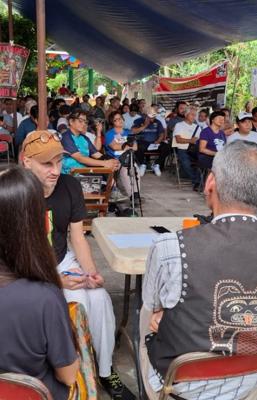 Delegados de 11 pa&iacute;ses y activistas realizan en Oaxaca el encuentro continental sobre la defensa del territorio