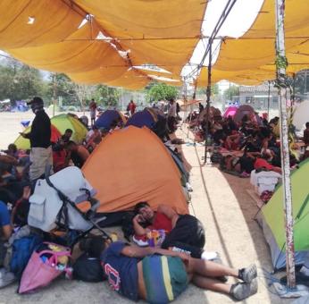 Llega Viacrucis del Migrante a Zanatepec, primer municipio de Oaxaca que le brinda ayuda  humanitaria