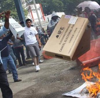 Secci&oacute;n 22 del SNTE acuerda boicot a la jornada electoral del 2 de junio en Oaxaca