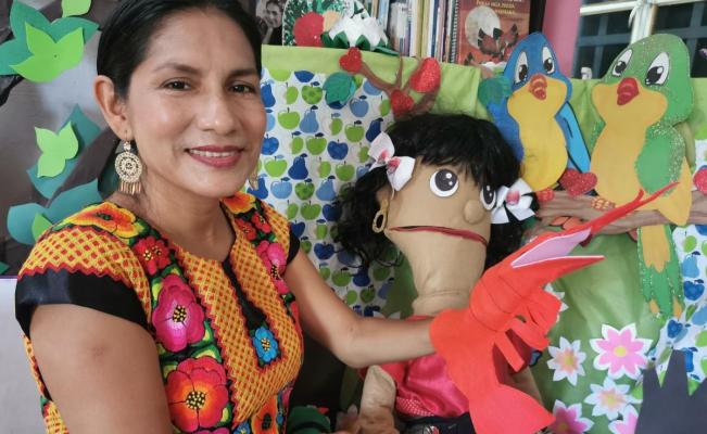 Puppets, a dose of relief for the children of Oaxaca after confinement due to pandemic