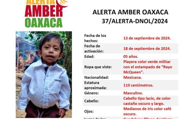 Activan Alerta Amber was abandoned 5 years ago in Juxtlahuaca and in the Mixteca of Oaxaca