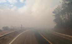 Vuelve el fuego a Ayutla, brigadas y comuneros combaten el incendio que ha devastado 80 hectáreas de bosque 