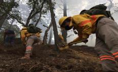 Se mantienen activos tres incendios forestales en Oaxaca, fallecidos por el fuego suben a 6 en la Mixteca 