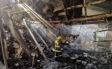 Corto circuito causó incendio en la Central de Abasto: Fiscalía General