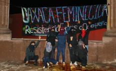 Protestan mujeres en las regiones de Oaxaca contra violencia feminicida en Tuxtepec 