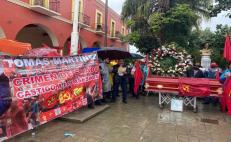 Se deslinda edil de Miahuatlán de asesinato de líder del FPR; se suma a exigencia de justicia 