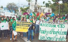 Grupos feministas exigen que en Oaxaca, derecho de las mujeres a decidir no se quede en el papel