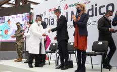 Compromiso de médicos en Oaxaca mantiene letalidad de pandemia 13% abajo de media nacional: Murat