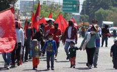 Marcha Frente "14 de Junio" para exigir justicia por asesinato de mototaxista en la capital 