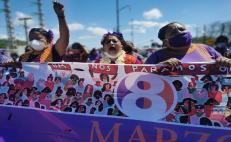 Al grito de “¡Ni una asesinada más!, mujeres zapotecas de Juchitán marchan contra la violencia por el 8 de marzo