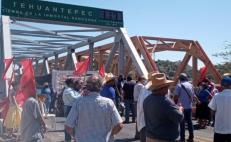 Comuneros de Tagolaba exigen cárcel a presunto responsable del robo de tierras; bloquean en el Istmo