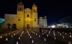 Con la luz de 200 velas, piden paz y esperanza ante violencia e inseguridad en Oaxaca