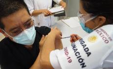 Tras recibir vacuna, retoman labores 350 trabajadores de la Salud de Oaxaca que estaban en resguardo domiciliario 