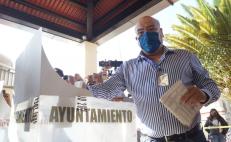 Vota Villacaña: desea jornada electoral en paz y que hoy se defina al próximo edil de la capital de Oaxaca