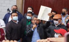 Martínez Neri recibe constancia de mayoría que lo acredita como edil electo de la ciudad de Oaxaca