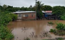 Van 15 colonias inundadas en Ixtepec, Oaxaca, y 300 familias afectadas por fuertes lluvias