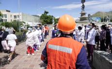 Participan 100 mil personas y desalojan mil 633 edificios en Oaxaca en Simulacro Nacional 2021