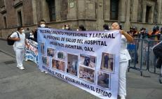 Personal médico que combatió el Covid-19 en Oaxaca exige audiencia con AMLO, tras quedar sin empleo 