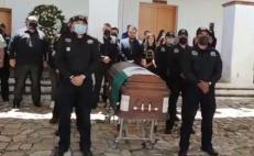 Rinden homenaje de cuerpo presente a Omar Chepleta, director de Investigaciones asesinado en Oaxaca