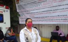 Trabajadores de Vigilancia Epidemiología toman Jurisdicción 1 de los Servicios de Salud de Oaxaca 