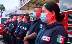 Reconocen gobierno estatal 67 años de labor del Heroico Cuerpo de Bomberos de Oaxaca 
