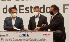 Firma Gobierno de Oaxaca convenio con FIRA, para otorgar créditos por 170 mdp para ganaderos y agricultores 
