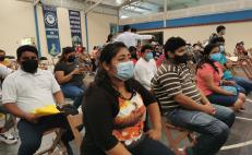 Aplican 35 mil dosis contra Covid-19 a mayores de 18 años en Juchitán, Tehuantepec y Salina Cruz