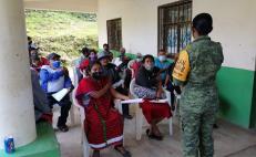 Vacunas anti Covid no han subido a la zona Triqui Alta de Oaxaca; 14 comunidades siguen en espera de la dosis